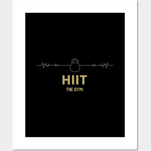 Hiit the Gym Wall Art by kendesigned